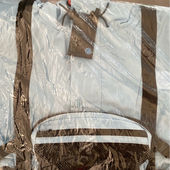 COOKIESSF CARPE DIEM nylon Jacket Carolina Blue w/ detachable pack 4XL - Picture 2 of 4